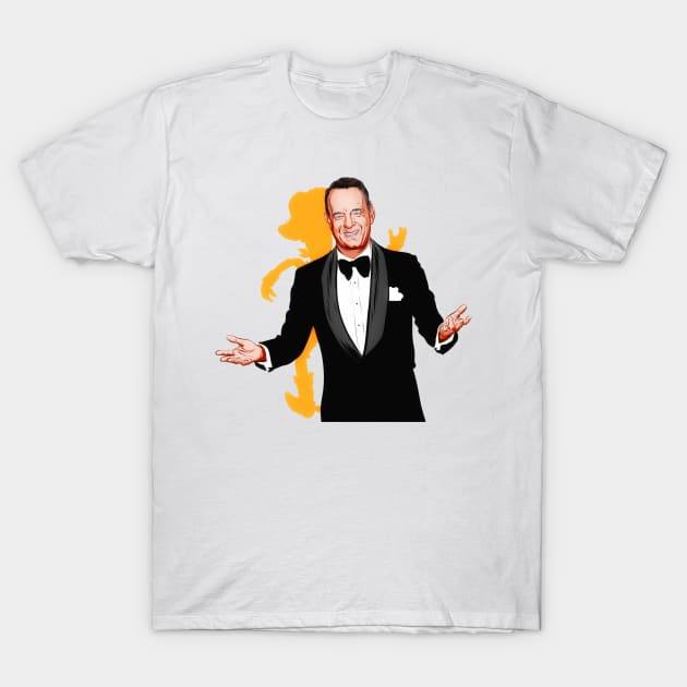 Tom Hanks - An illustration by Paul Cemmick T-Shirt by PLAYDIGITAL2020